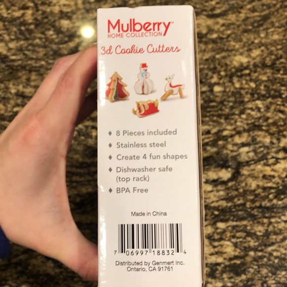 3d Christmas cookie cutter set - Picture 3 of 5